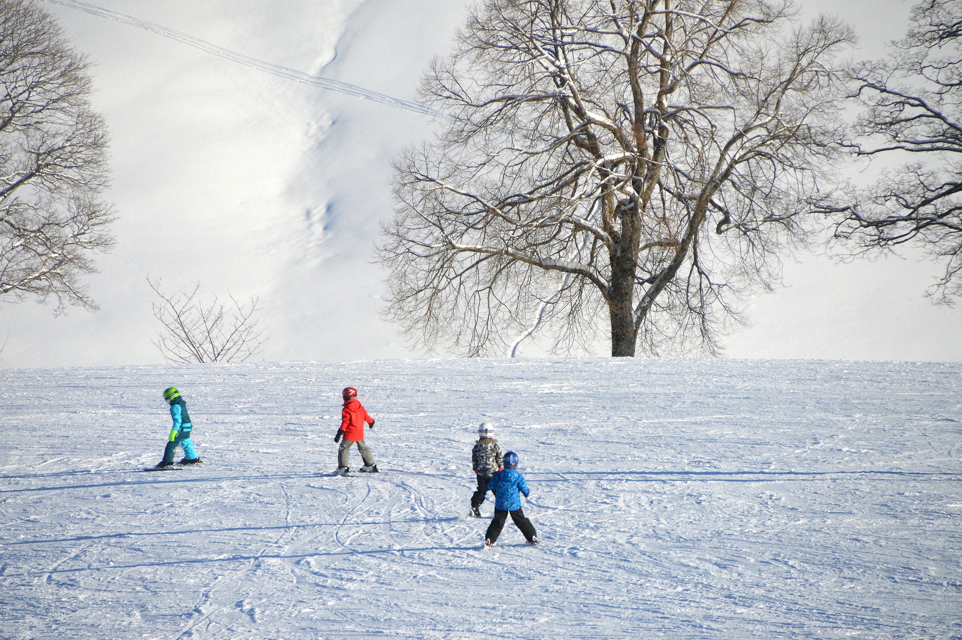 Finland snow and children